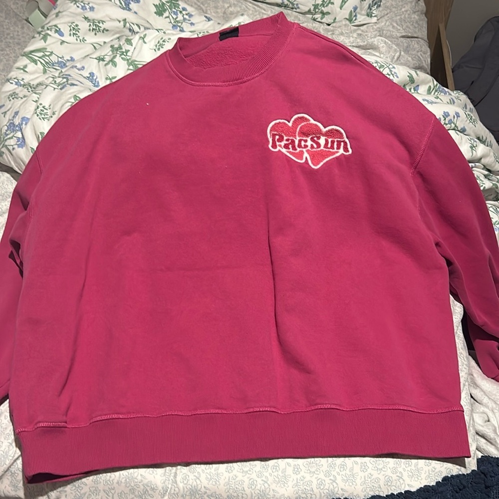 Pacsun pink crewneck